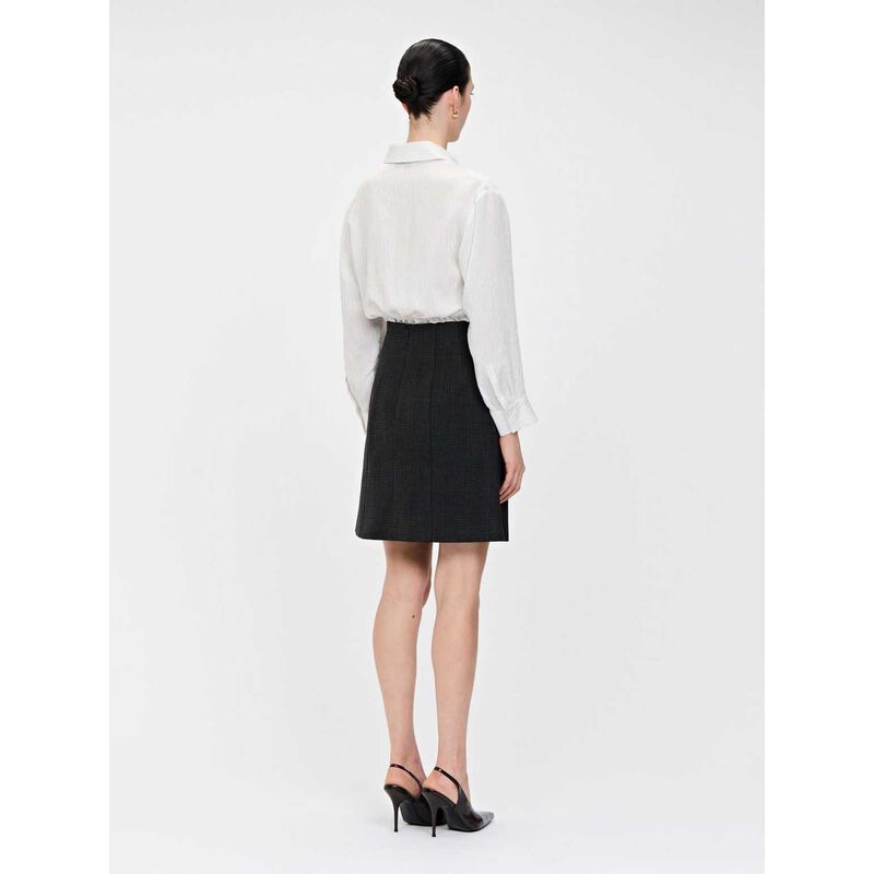 Veronika Maine Houndstooth Check Mini Skirt image number 1